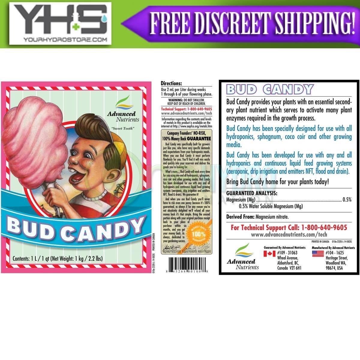 Amazon.com : Lisongin Advanced Nutrients Bud Candy Gallon 4L 4